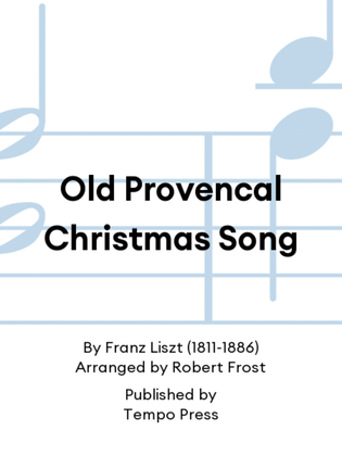 Old Provencal Christmas Song