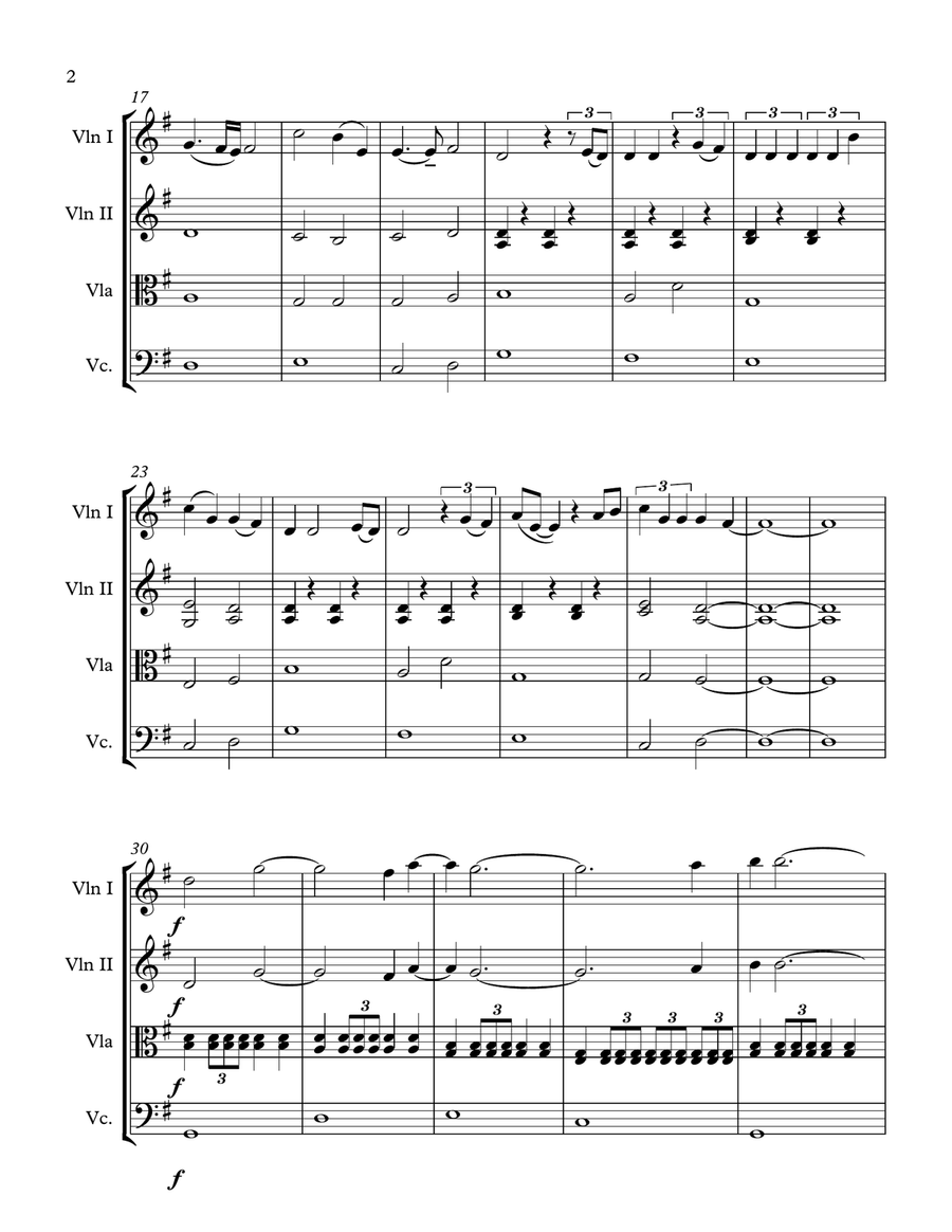Time To Say Goodbye Time To Say Goodbye String Quartet scores gallery preview page 2