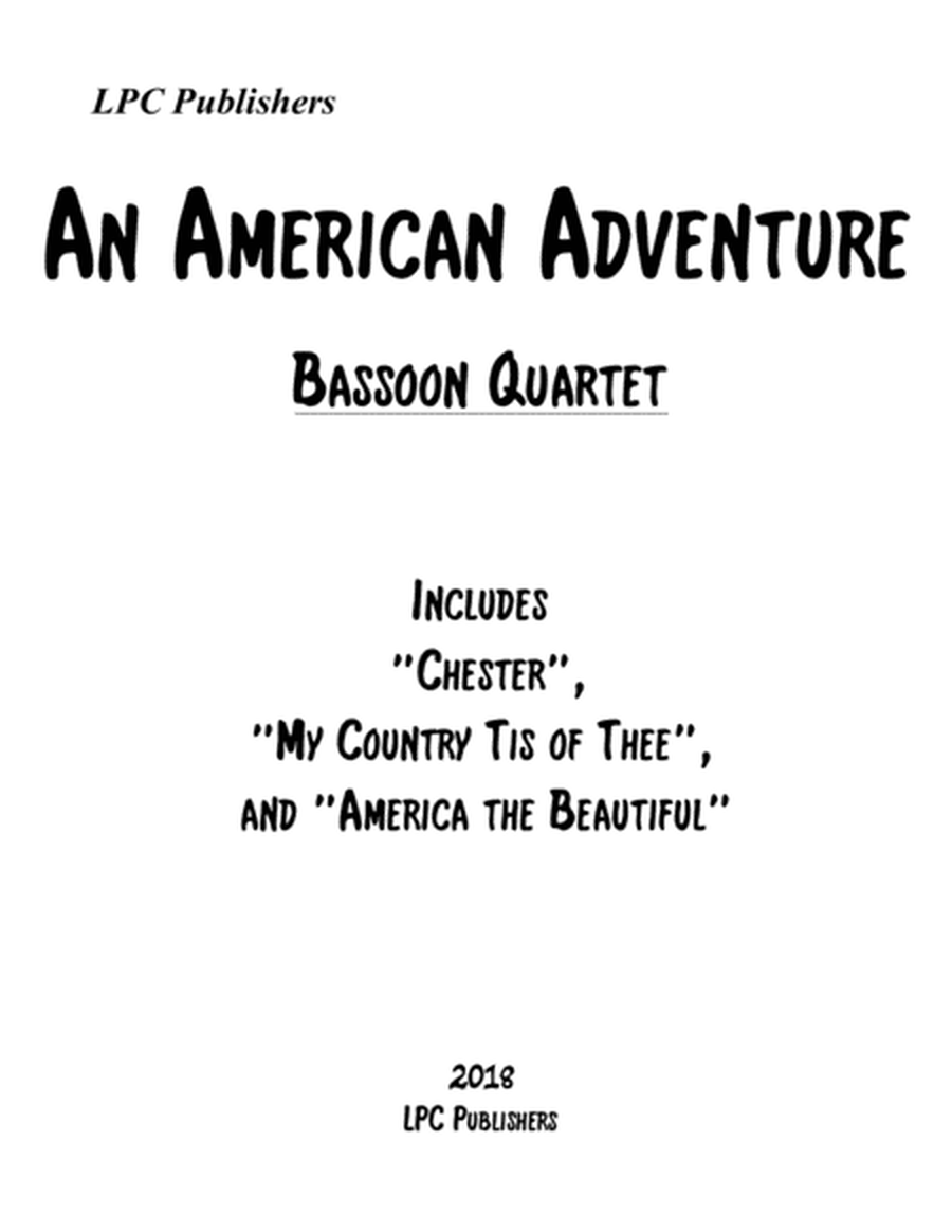 An American Adventure for Bassoon Quartet image number null
