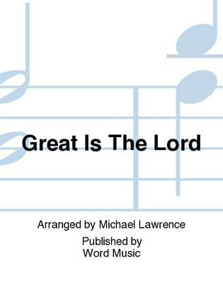 Book cover for Great Is The Lord - Orchestration