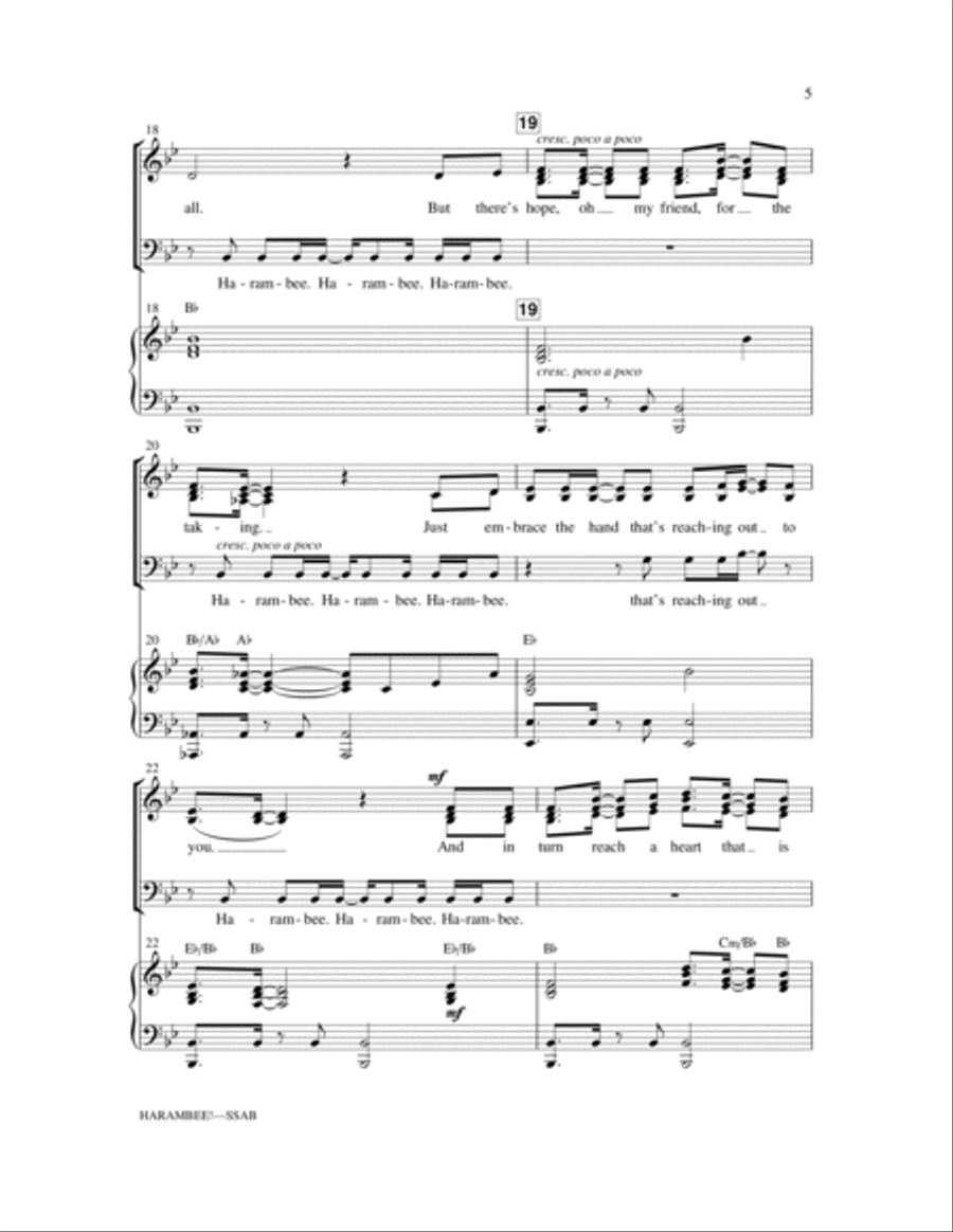 Harambee! Choir scores gallery preview page 4