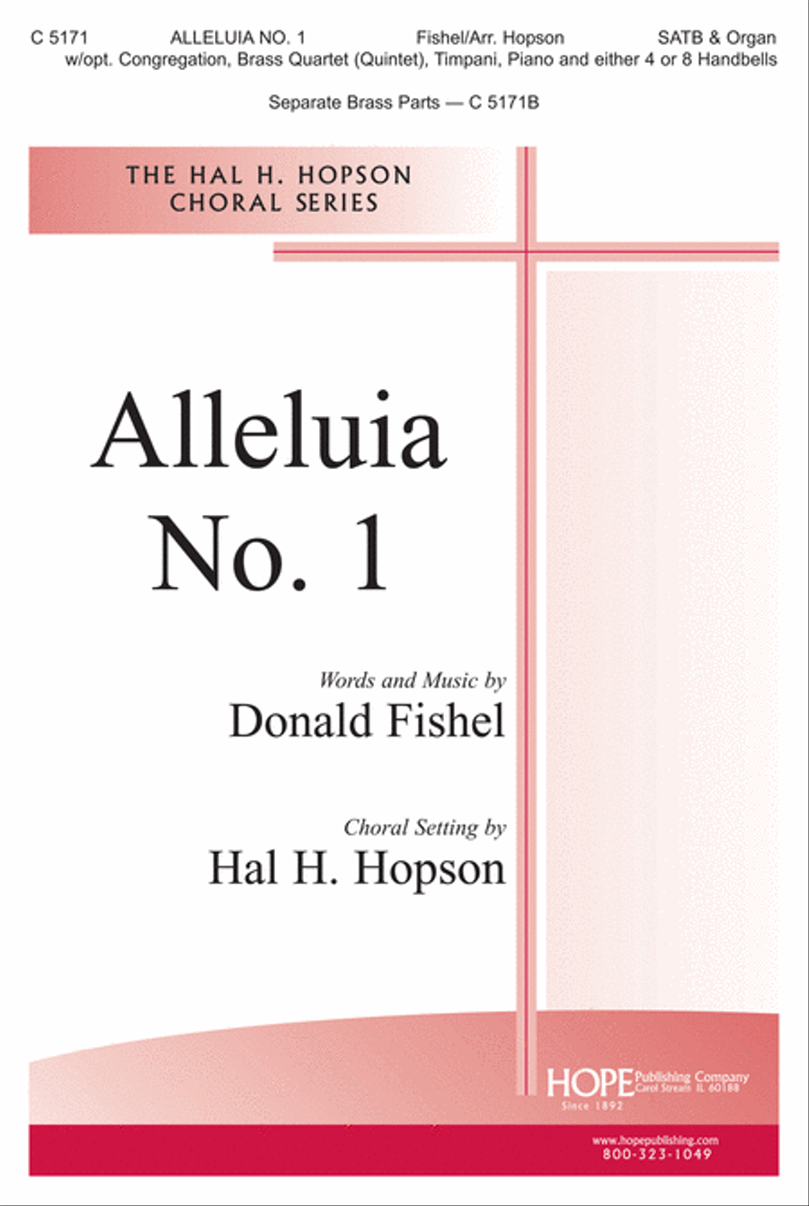 Alleluia No. 1 Alleluia No. 1 4-Part scores gallery preview page 1