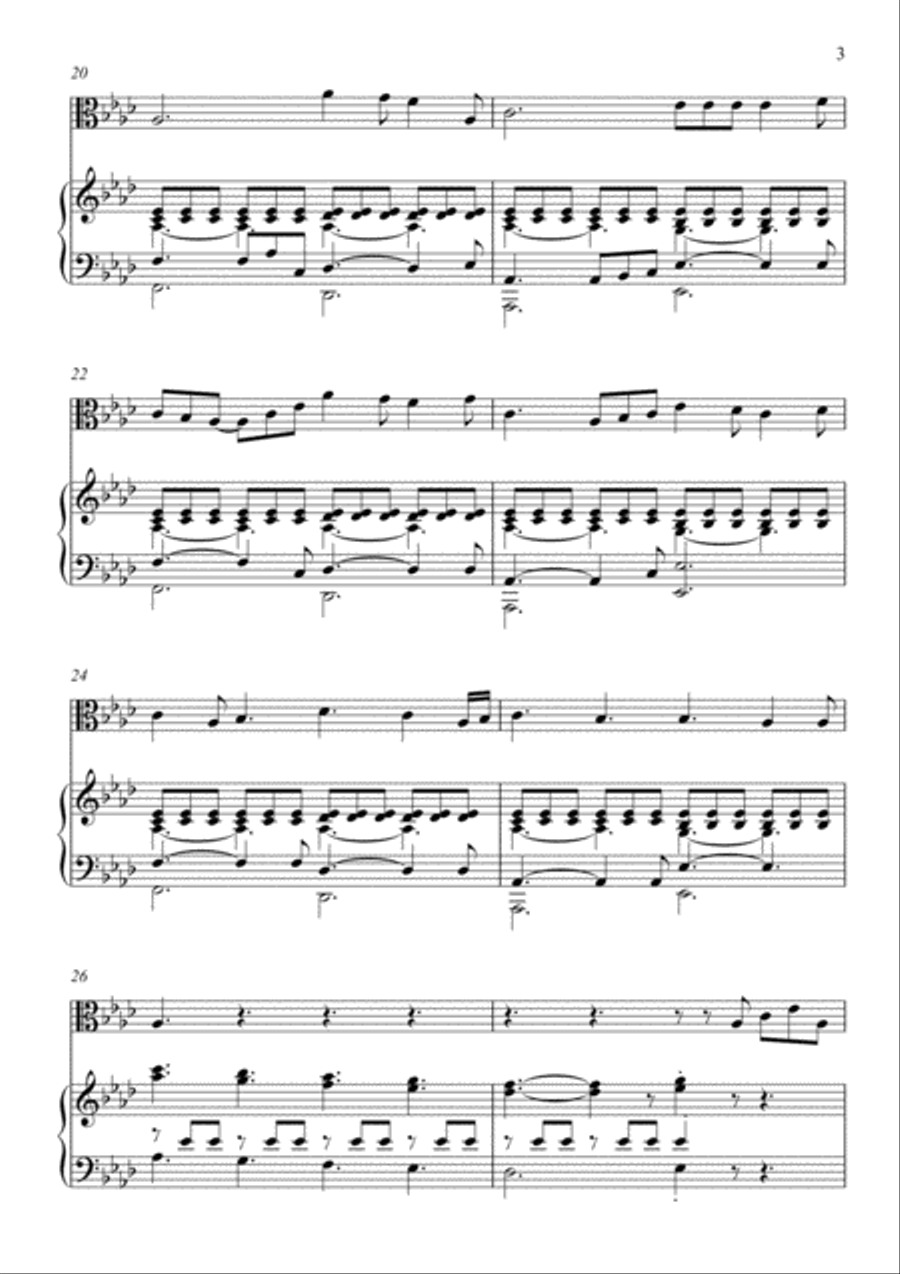 Perfect Viola Solo scores gallery preview page 6