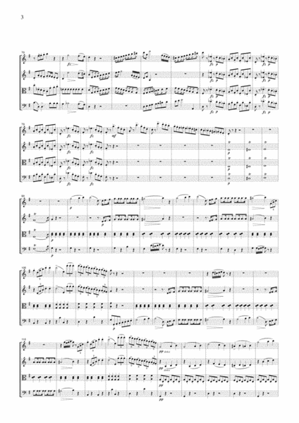 Rossini Overture to The Barber of Seville, for string quartet, CR101