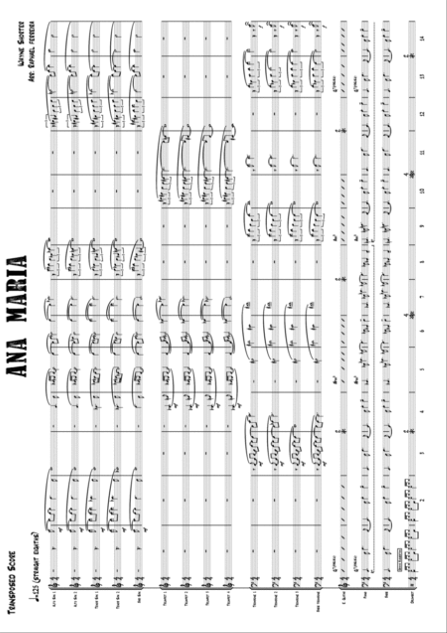 Ana Maria Jazz Ensemble scores gallery preview page 2