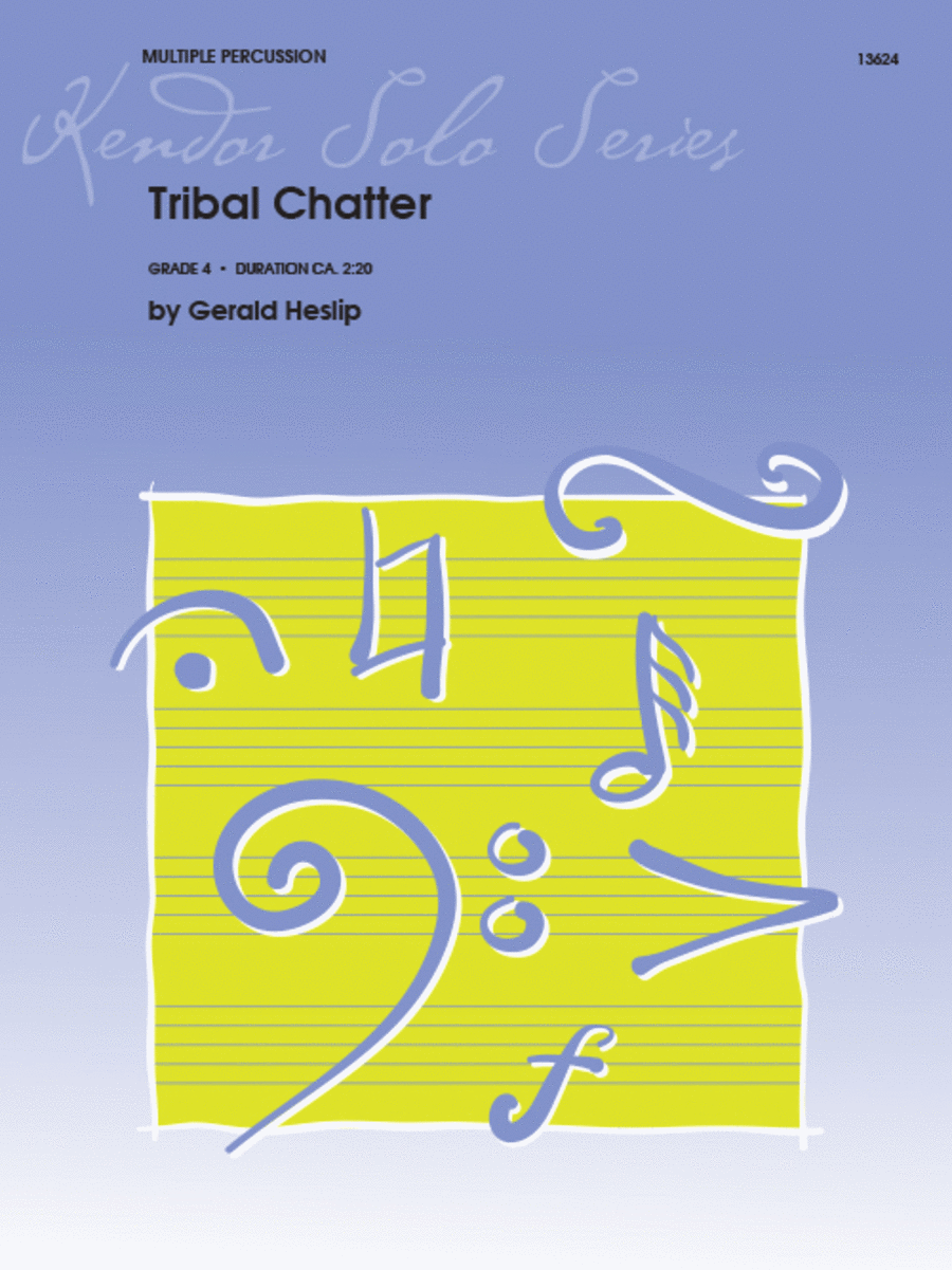 Tribal Chatter Percussion scores gallery preview page 1
