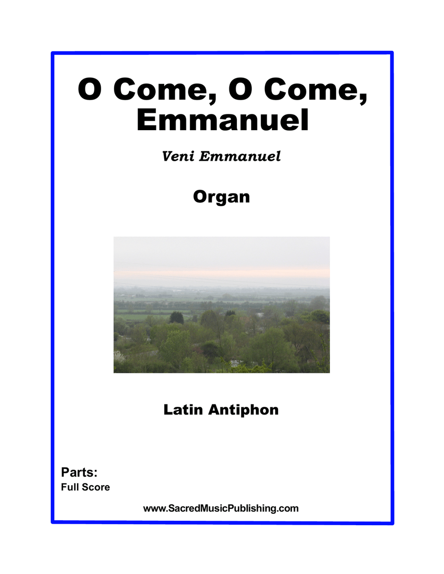O Come O Come Emmanuel - Organ Organ Solo scores gallery preview page 1