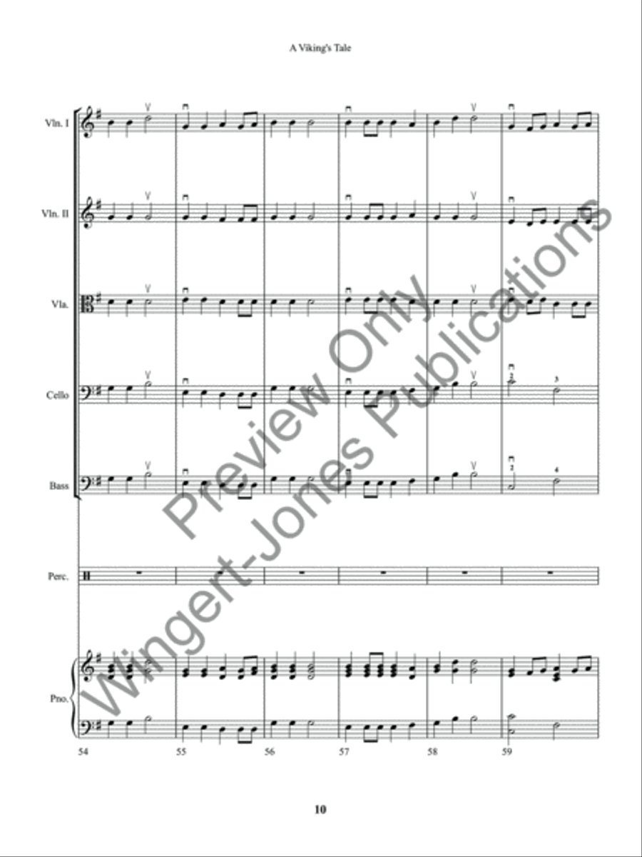A Viking's Tale A Viking's Tale String Orchestra scores gallery preview page 13