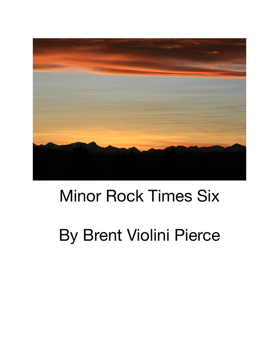 Minor Rock Times Six Concert Band scores gallery preview page 1