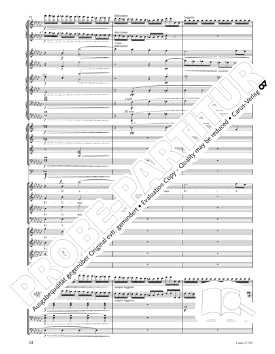 Te Deum Te Deum 4-Part scores gallery preview page 25