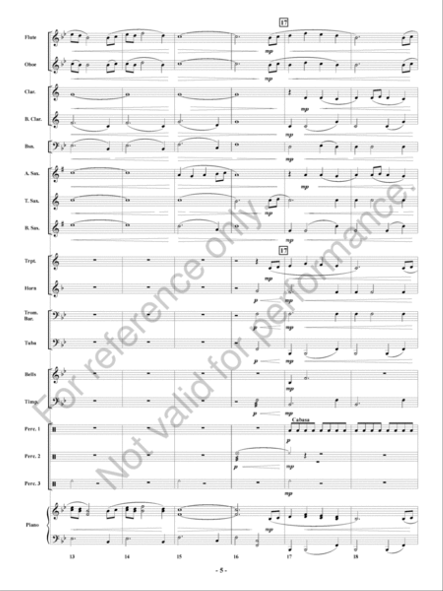 Daydreams Concert Band scores gallery preview page 6