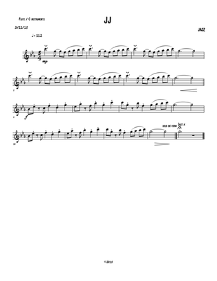 JJ-Flute (concert treble clef)