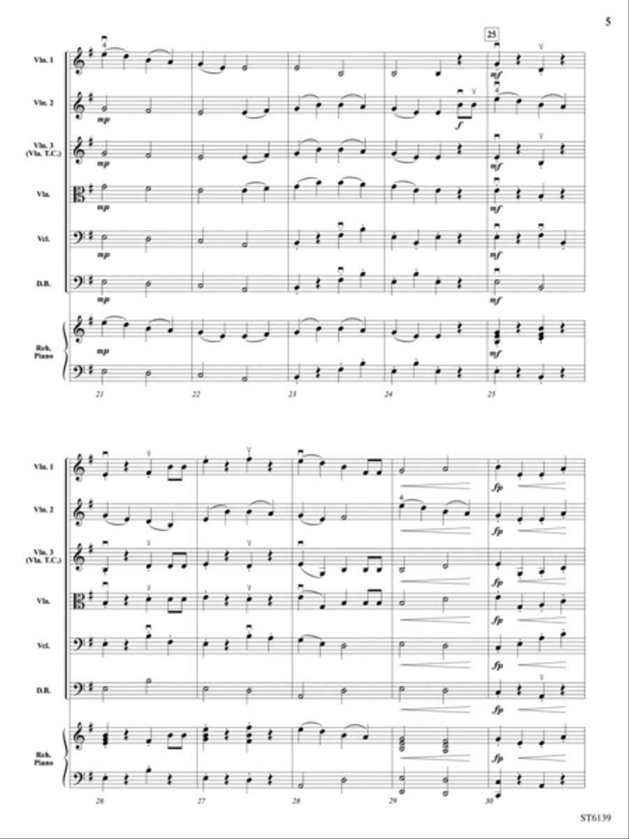 Fiddle O'Finnigan: Score String Orchestra scores gallery preview page 5