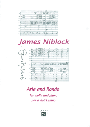Book cover for Aria and Rondo