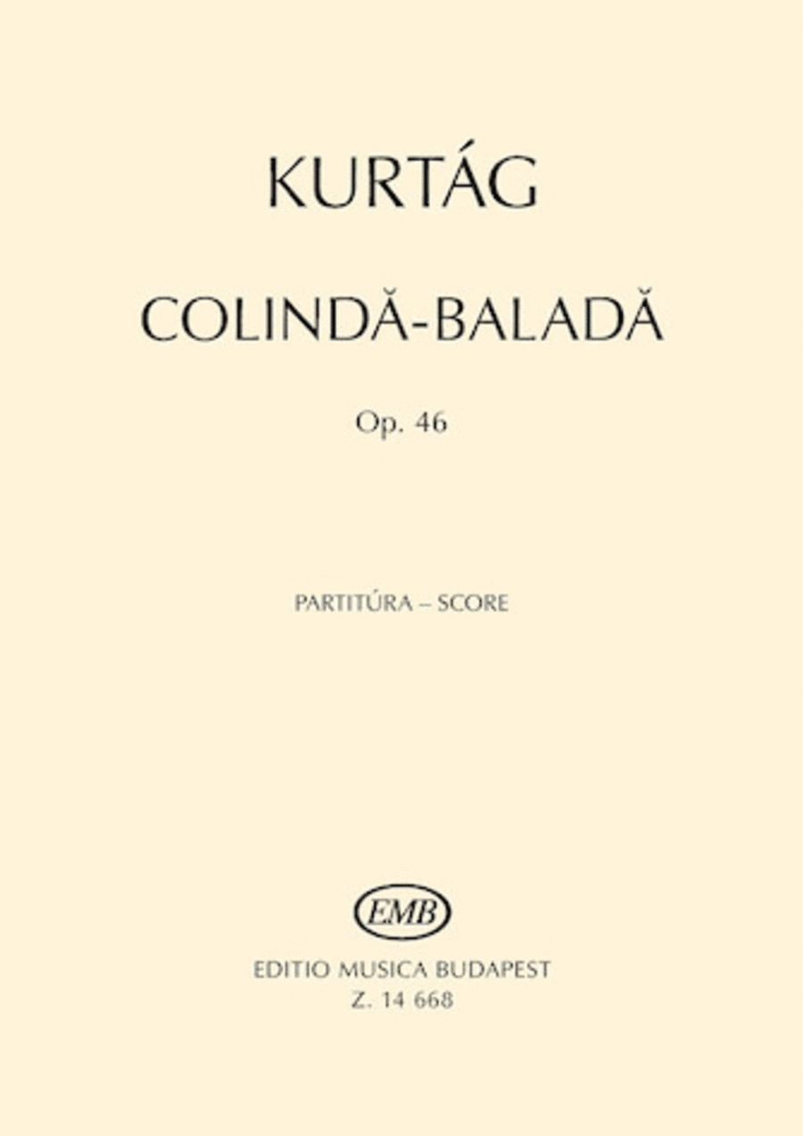 Colinda-balad? Op. 46 Choir scores gallery preview page 1