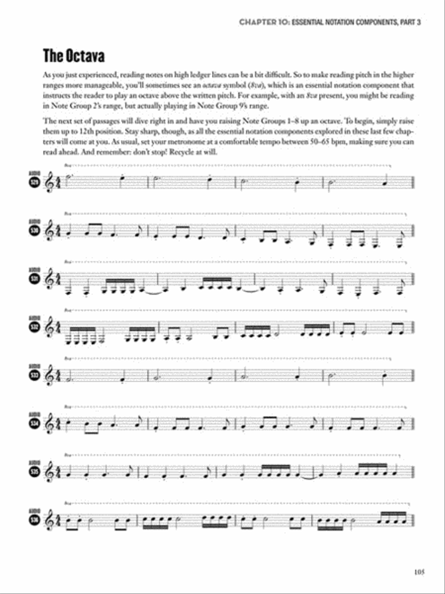 Guitarist's Guide to Music Reading Guitar scores gallery preview page 9