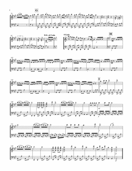 Rondo Alla Turka: Violin & Cello Duet image number null
