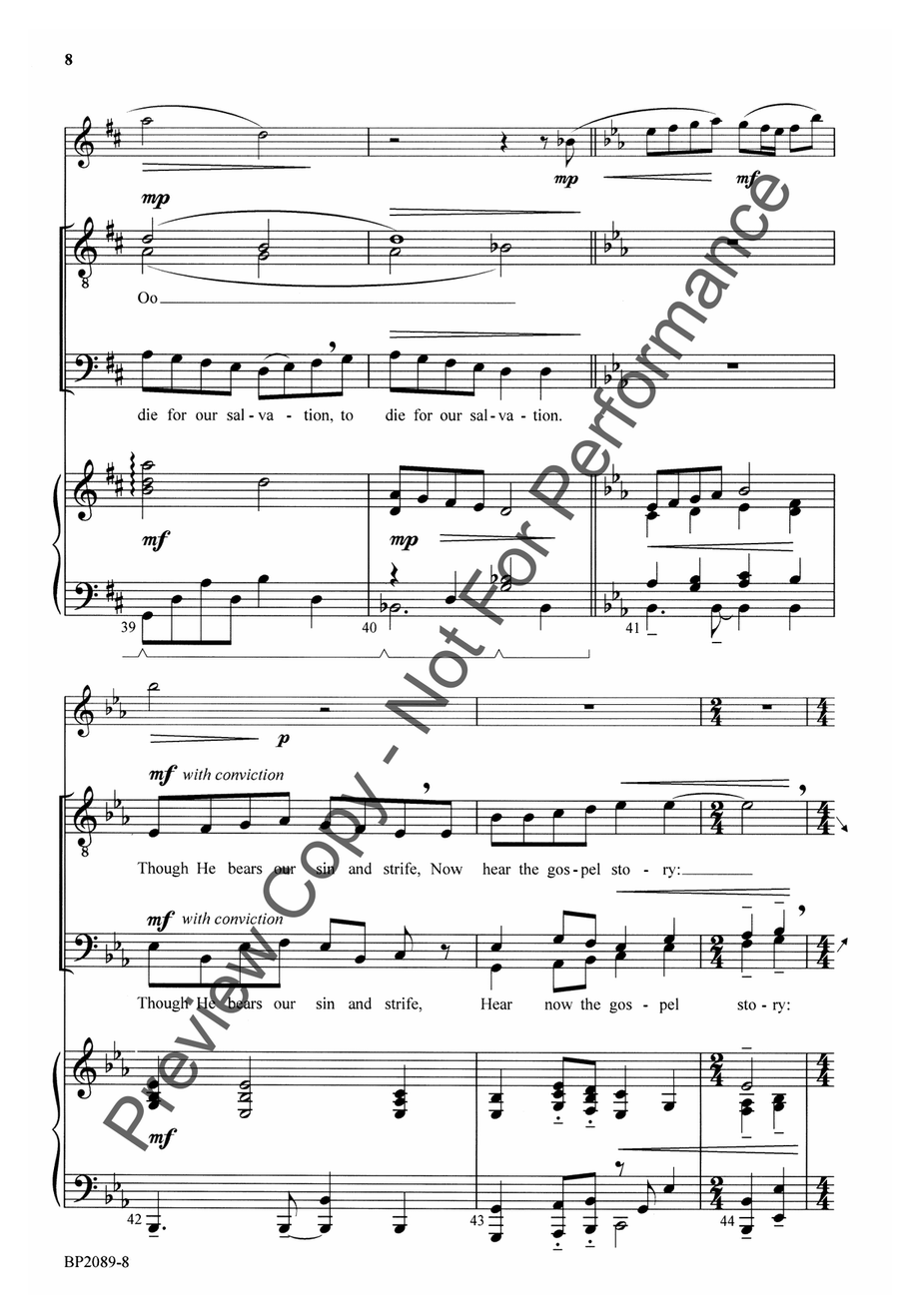 Unto Us a Son Is Born Unto Us a Son Is Born 4-Part scores gallery preview page 8