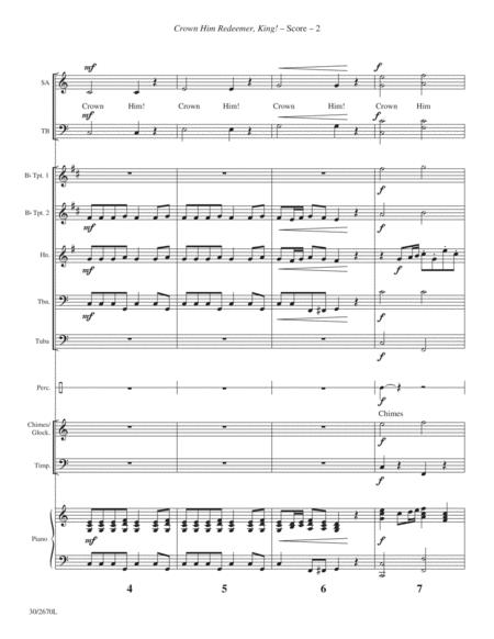 Crown Him Redeemer, King! - Brass and Percussion Score and Parts