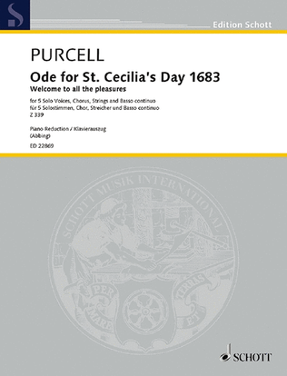 Ode for St. Cecilia's Day 1683