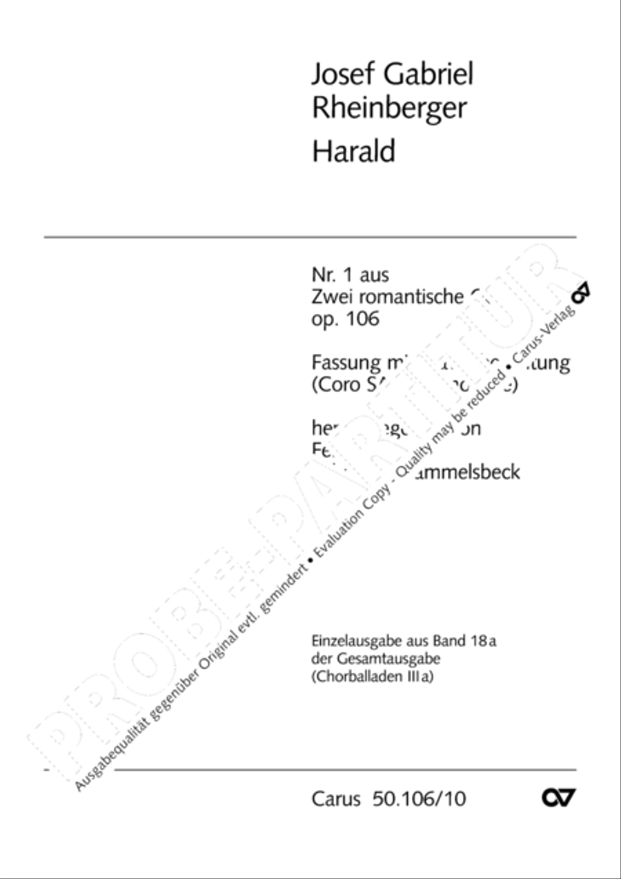 Harald 4-Part scores gallery preview page 2