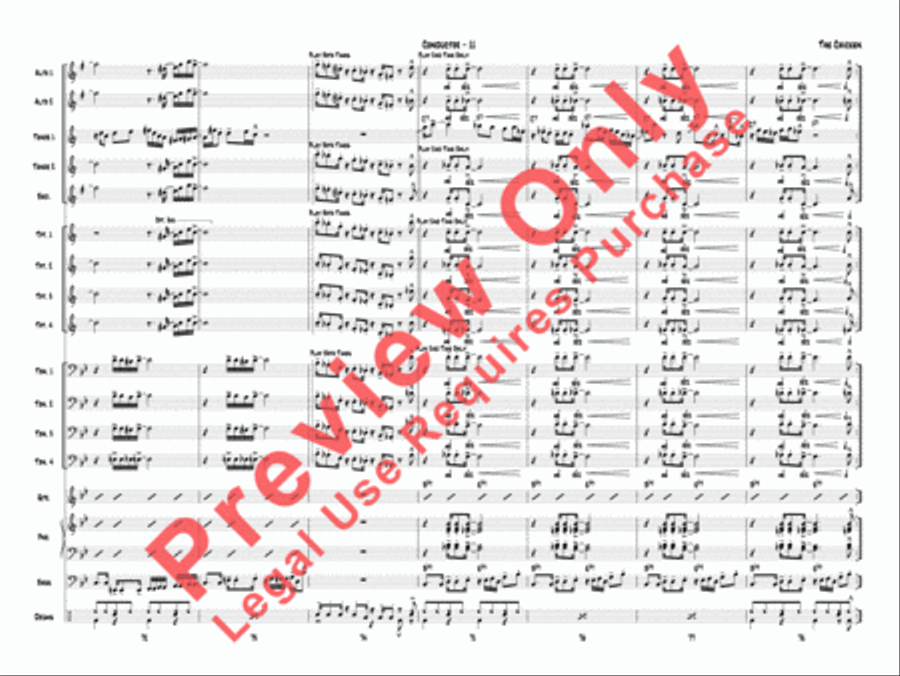 The Chicken The Chicken Jazz Ensemble scores gallery preview page 14