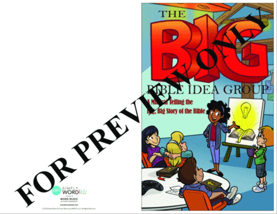 The BIG Bible Idea Group - Bulletins (100-pak) Choir scores gallery preview page 2