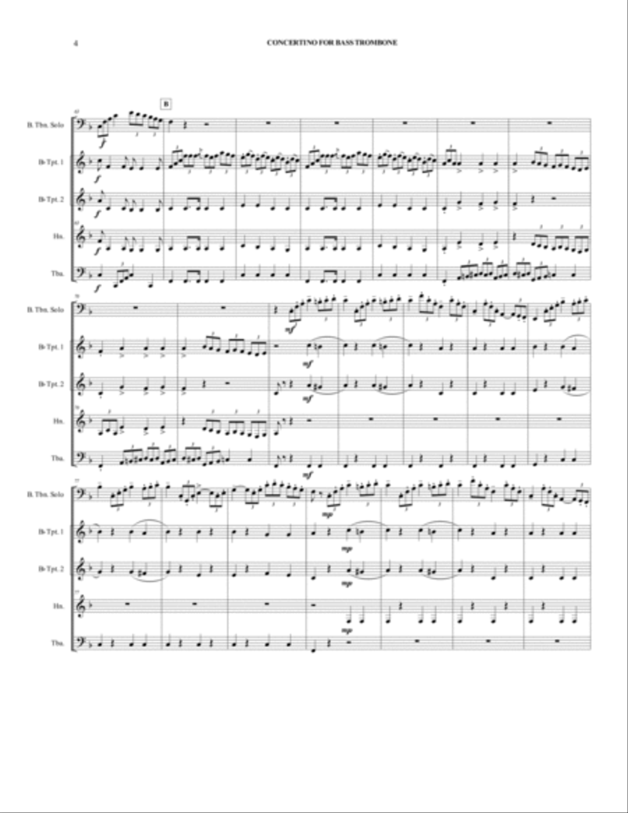 Ernst sachse top concertino bass trombone