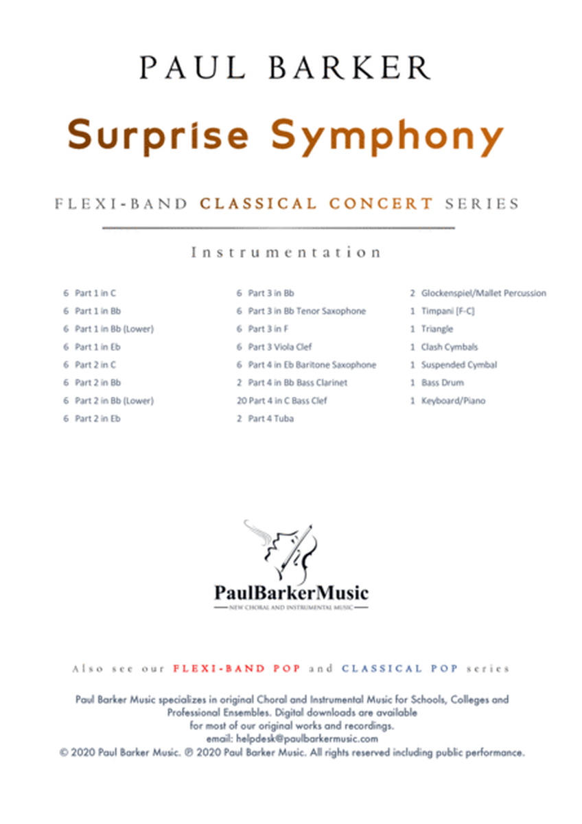 Surprise Symphony (Flexible Instrumentation) image number null