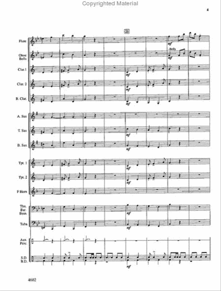 Band Avenue Band Avenue Concert Band scores gallery preview page 4