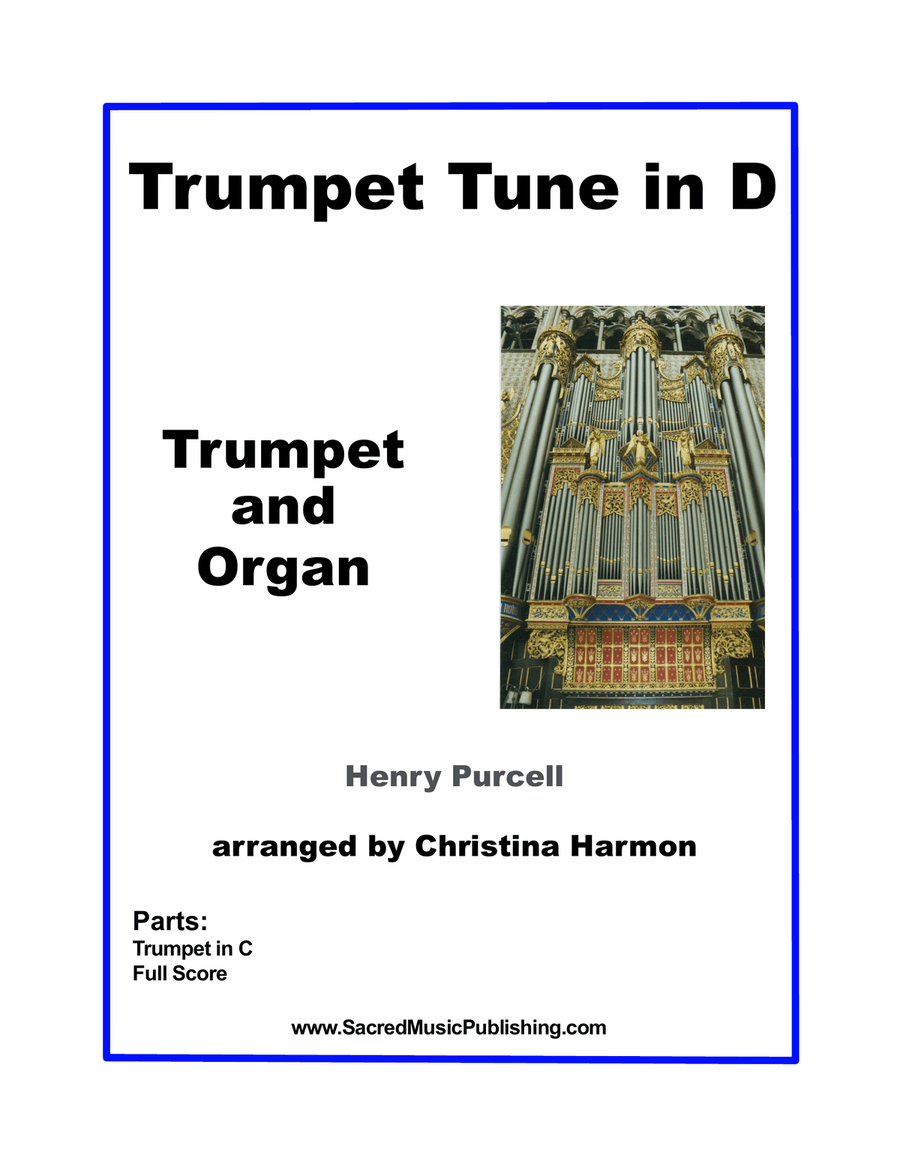 Purcell -Trumpet Tune in D - Trumpet and Organ Purcell -Trumpet Tune in D - Trumpet and Organ Trumpet Duet scores gallery preview page 1