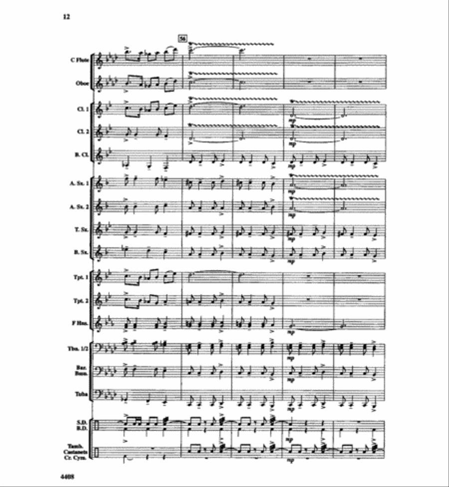 Escapada Concert Band scores gallery preview page 13
