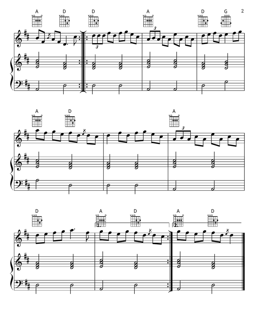 The Blackthorn Stick Violin Solo scores gallery preview page 2