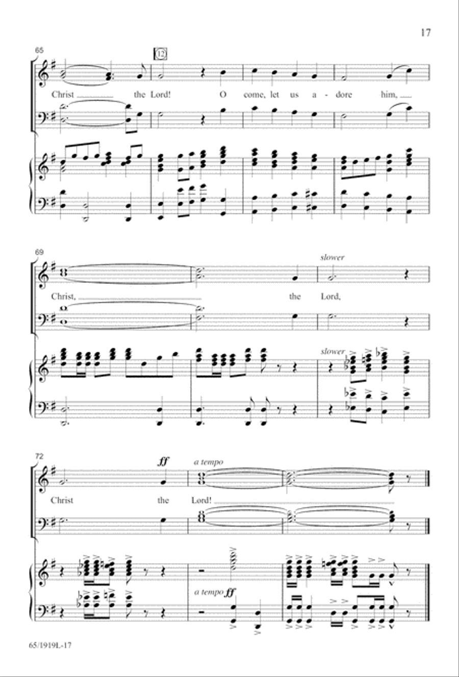 The Perfect Christmas 4-Part scores gallery preview page 19