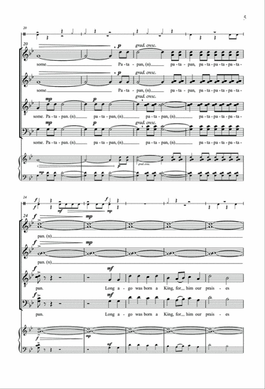 Patapan 4-Part scores gallery preview page 5