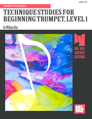 Book cover for Technique Studies For Beginning Trumpet
