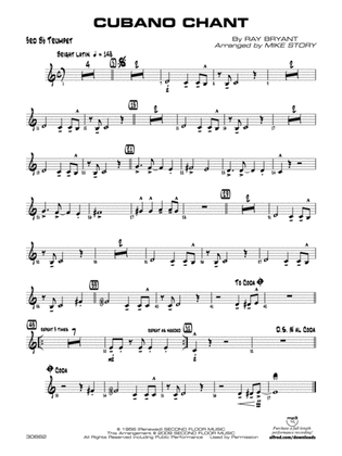 Cubano Chant: 3rd B-flat Trumpet
