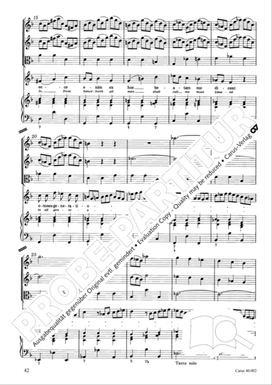 Magnificat Magnificat SA scores gallery preview page 47