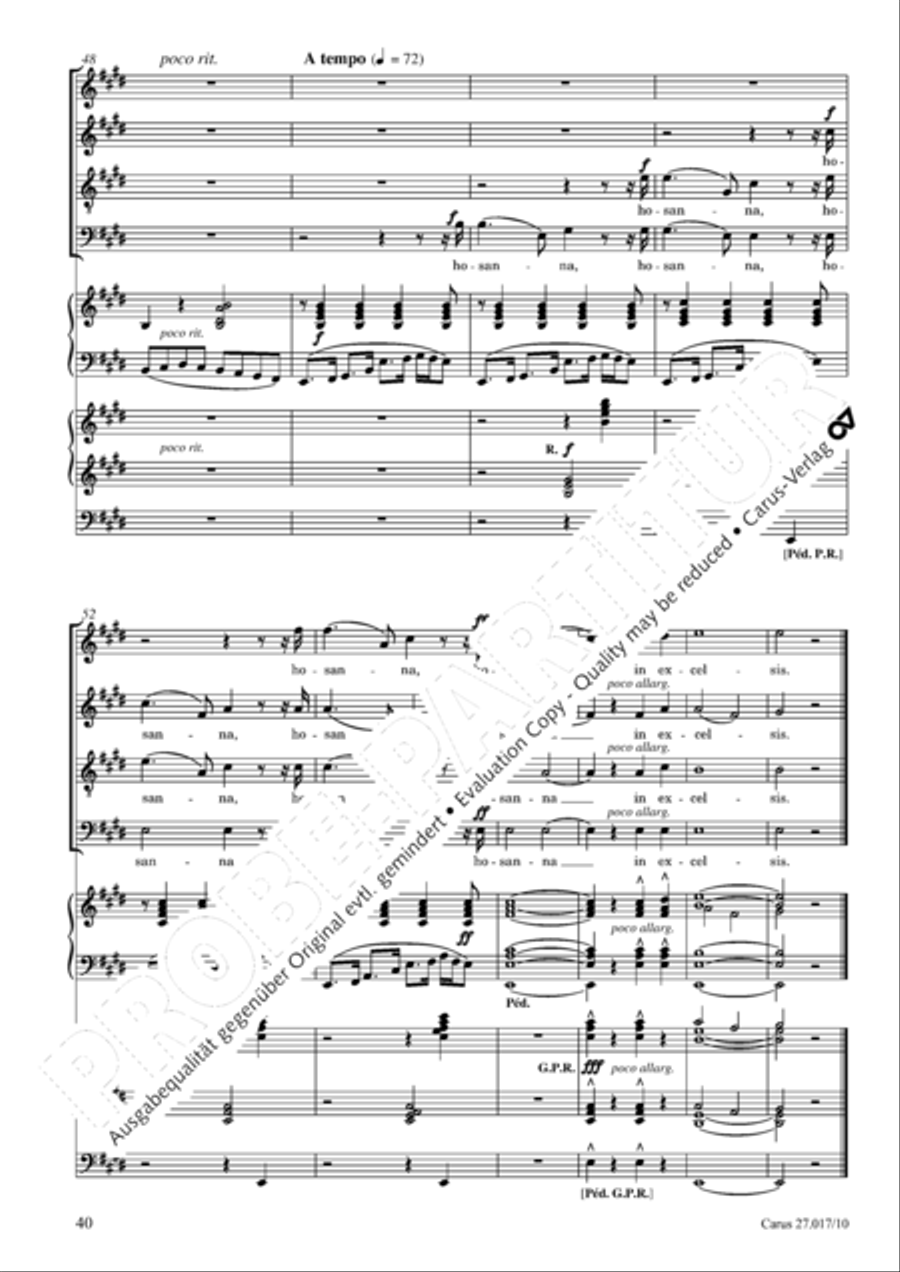 Messe solennelle en ut diese mineur 4-Part scores gallery preview page 41