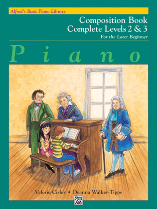 Book cover for Alfred's Basic Piano Library Composition Book Complete
