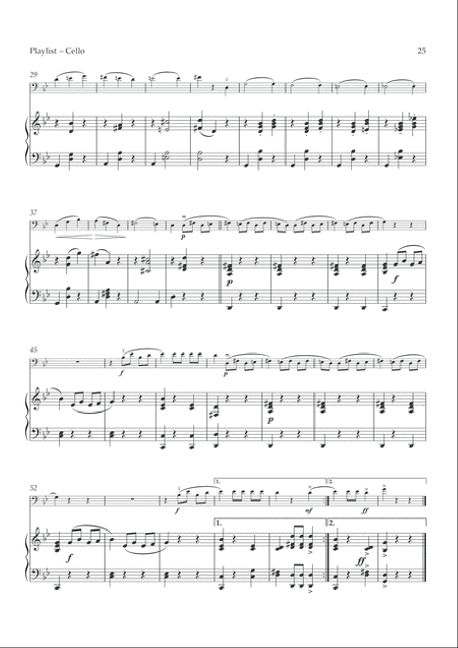 Danse Macabre Piano Accompaniment scores gallery preview page 2