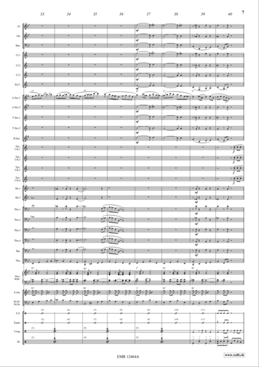 Blue Suede Shoes Blue Suede Shoes Concert Band scores gallery preview page 7