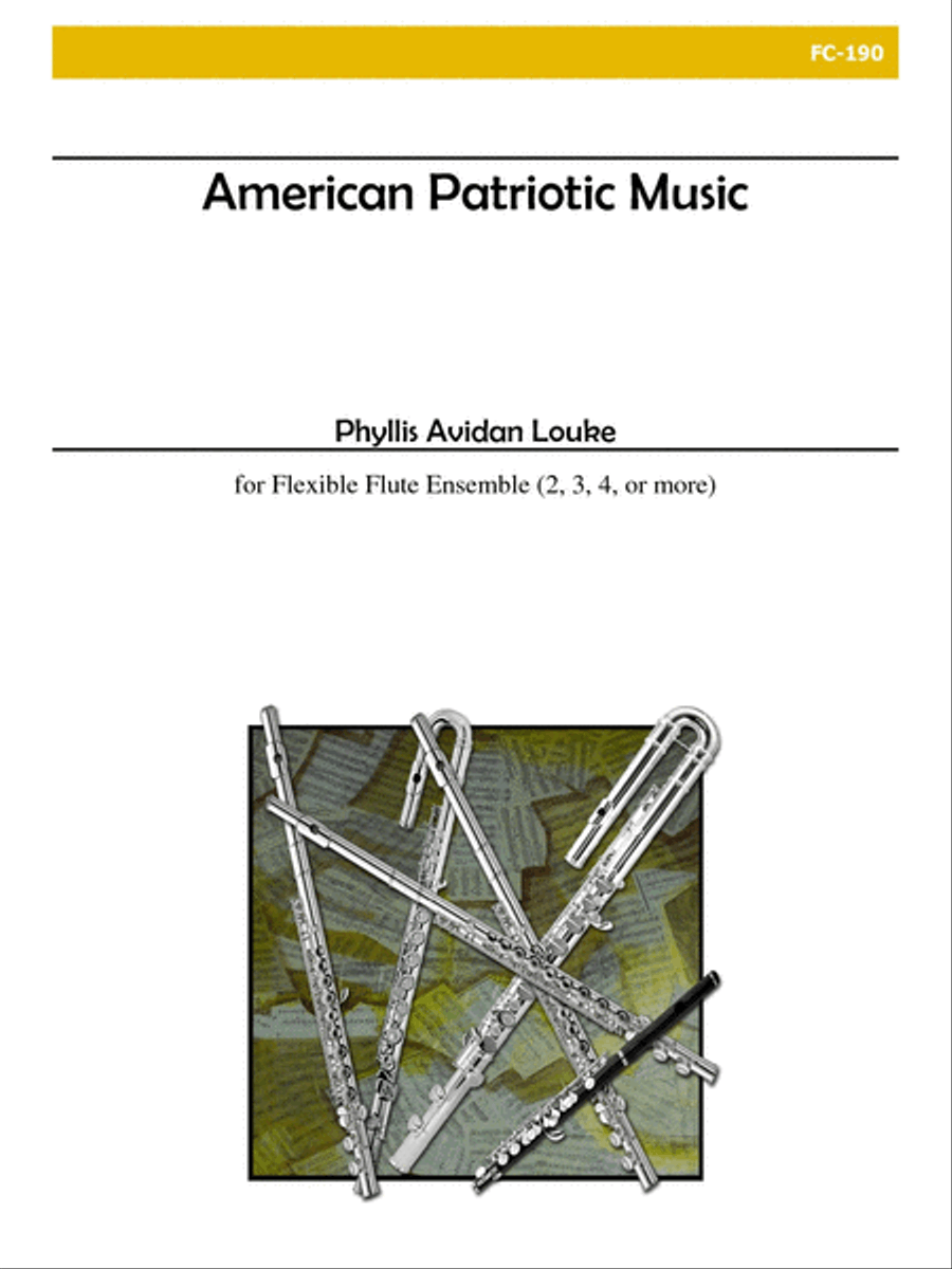 American Patriotic Music (Flexible Flute Ensemble) Flute Choir scores gallery preview page 1