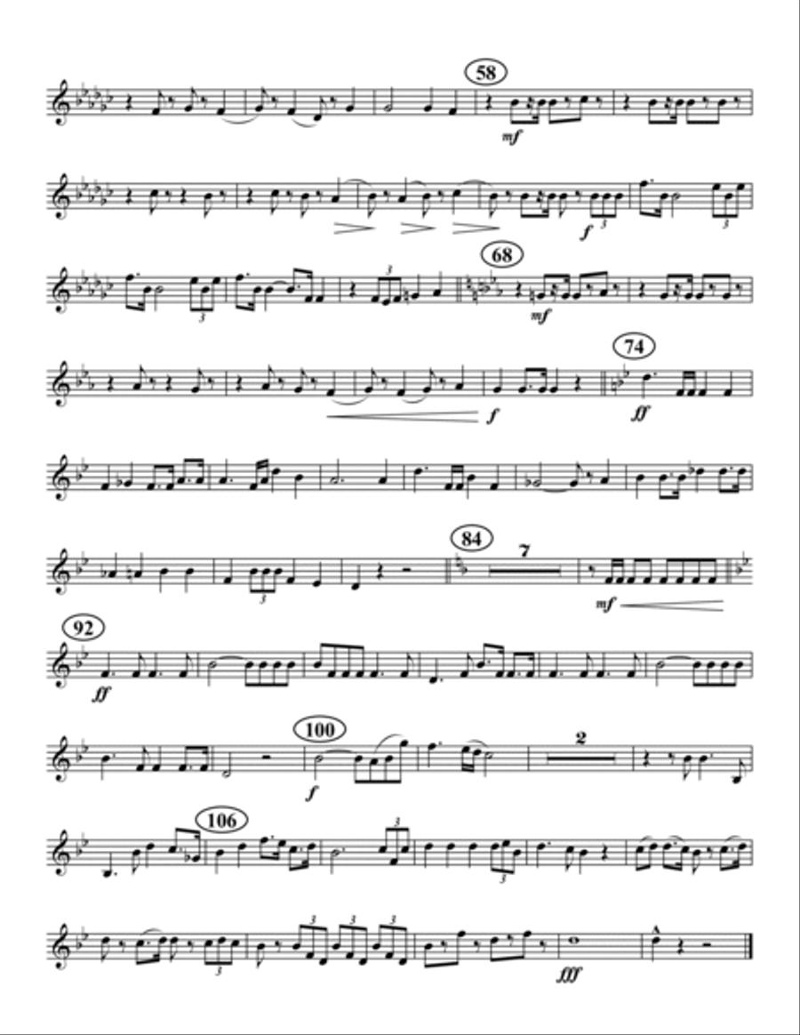 Ceremonial Music for Brass Quintet Brass Quintet scores gallery preview page 3