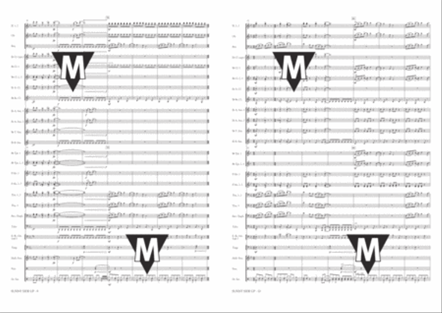 Sunny Side Up Concert Band scores gallery preview page 6