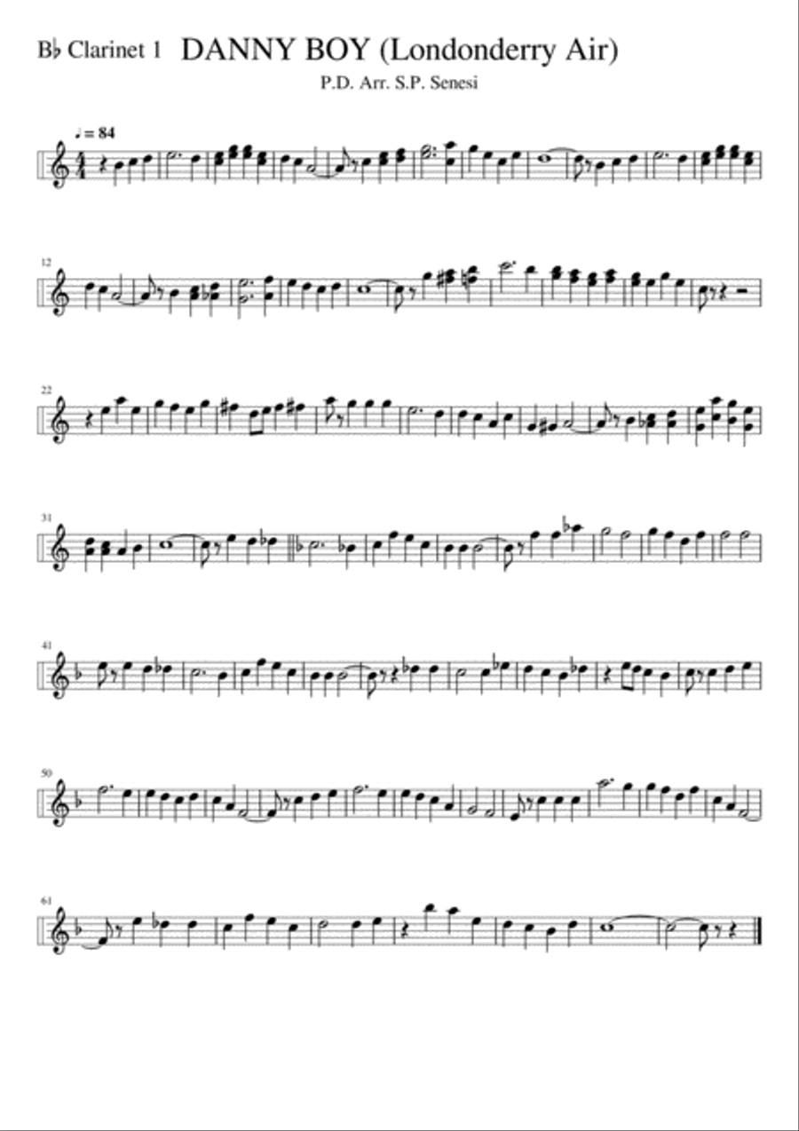 Danny Boy (Londonderry Air) Chamber Orchestra scores gallery preview page 6