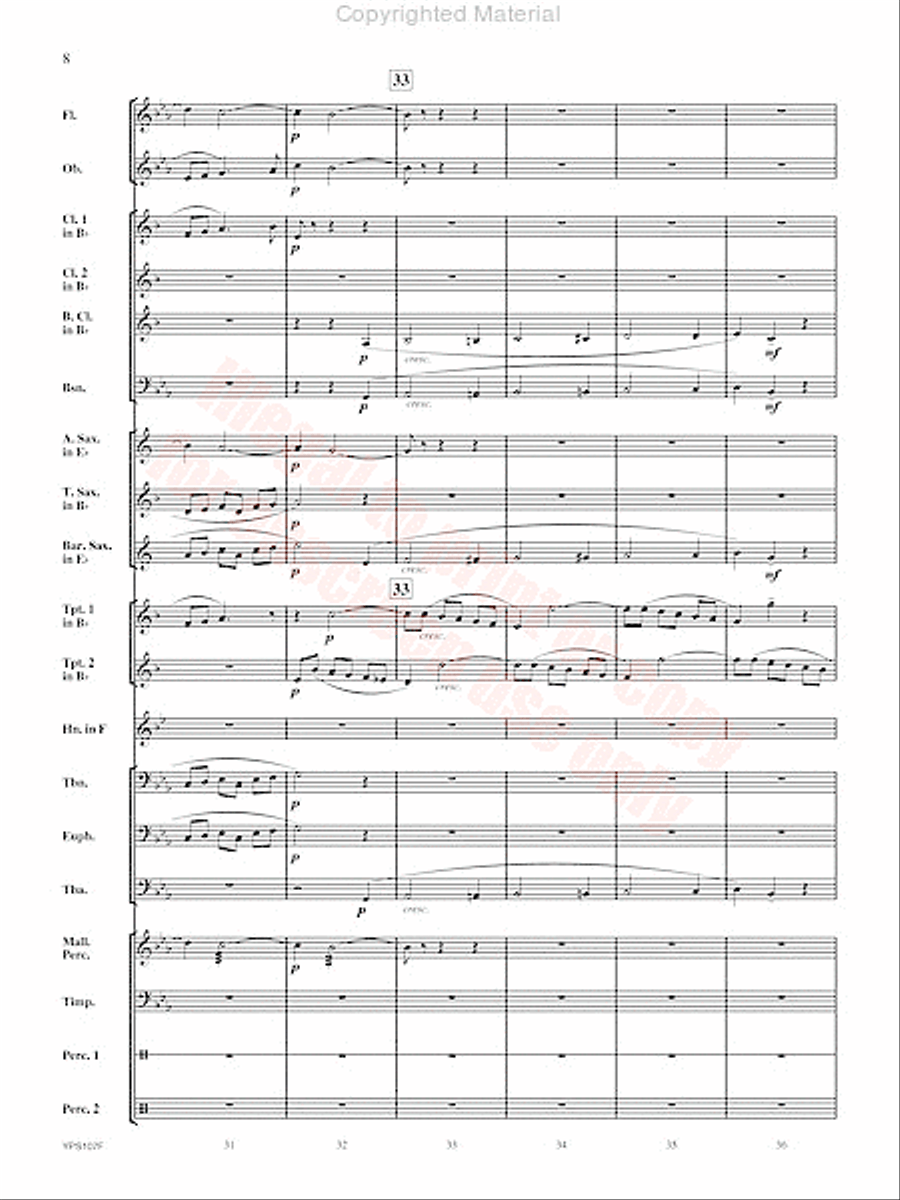 Fughetta Fughetta Concert Band scores gallery preview page 9