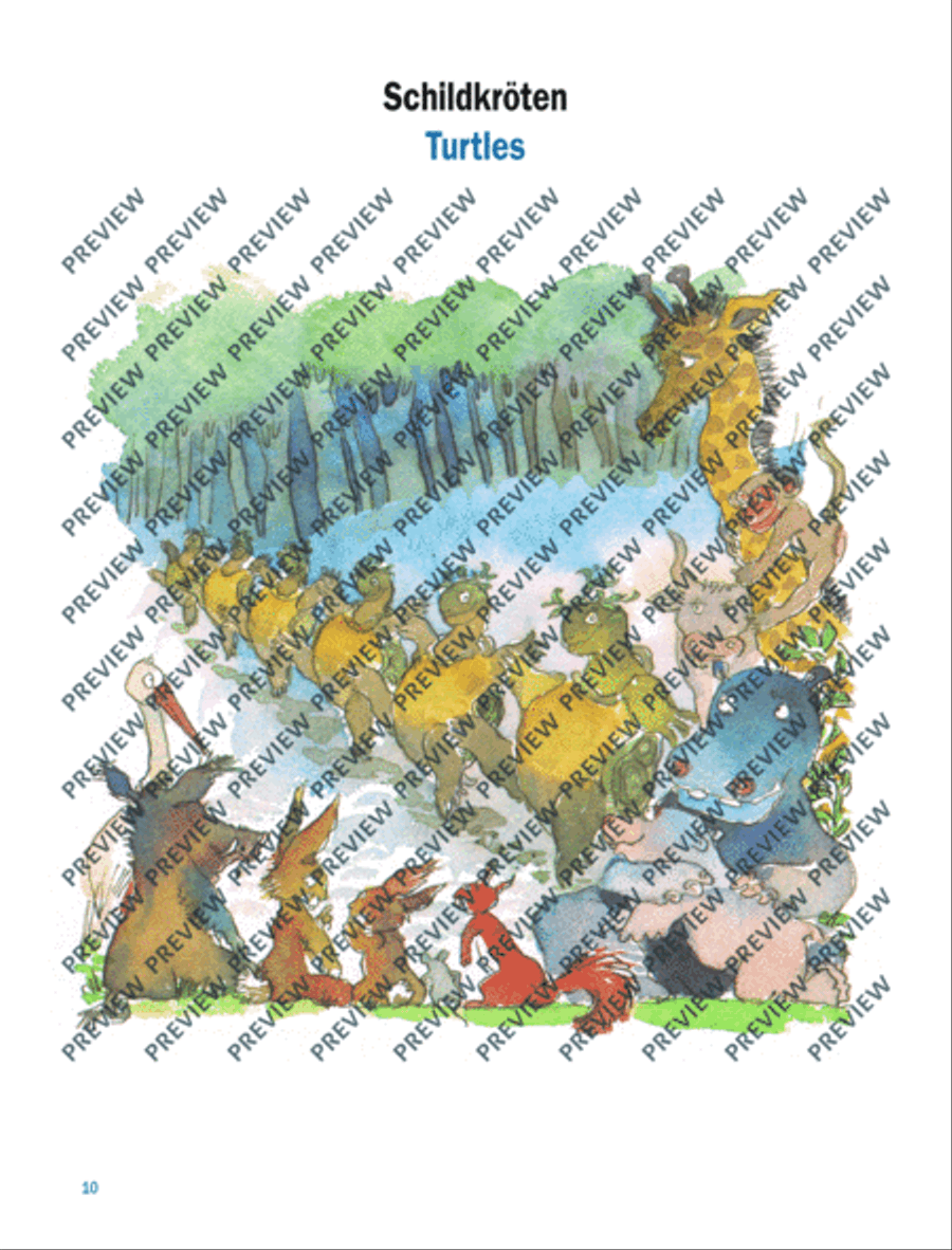 The Carnival of the Animals Piano Solo scores gallery preview page 11