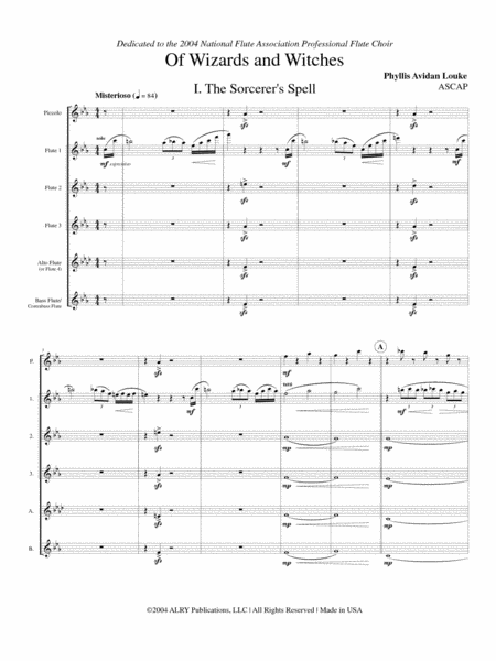 Of Wizards and Witches for Flute Choir