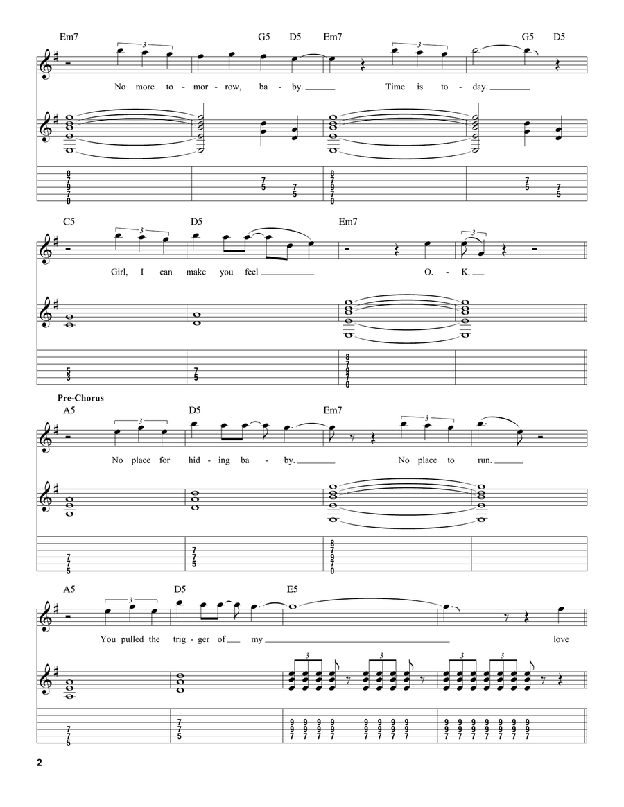 Love Gun Love Gun Acoustic Guitar scores gallery preview page 2